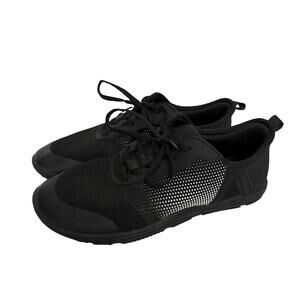 Hike Footwear W11 M9 HF Stride Black Barefoot Water Shoes Wide Toe Box